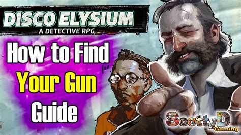 Disco Elysium: How To Find Your Lost Gun (Game Guide Tutorial).